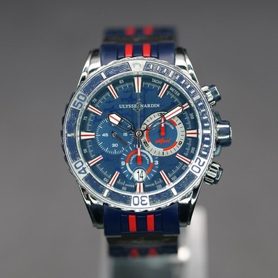 Ulysse Nardin Marine Hammerhead 1503-151LE-3/93-HAMMER 44MM Steel Blue Dial WRNT
