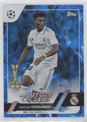 2022 UEFA Club Competitions Blue Inferno Foil Aurelien Tchouameni Aurélien 04uh