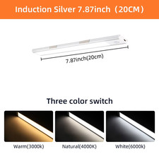 LED Motion Sensor Cabinet Lamp Wireless Dimmable LED Night Lights Type-C Recharg
