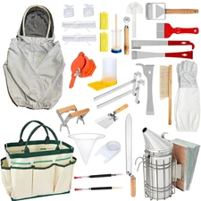 Beekeeping Supplies Beekeeping Starter Kit 32Pcs Beekeeping Tools and Equipment,