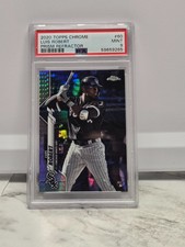 2020 Topps Chrome Prism Refractor Luis Robert #60 PSA 9 MINT