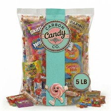 Bulk Candy Variety Pack - 5 lb Individually Wrapped - Assorted Mix 5 LB