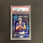 2024 Donruss JJ McCarthy Rated Rookies Retro #2 PSA 10 Gem Mint RC