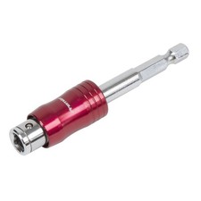 Image of Sealey Screwdriver Bit & Socket Holder 2-in-1 Quick Chuck 1/4"Hex AK4926