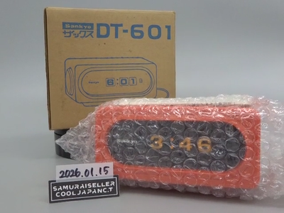 C. Sankyo パタパタ時計　ドラムクロック　DT-601 レトロ Sankyo ザックス DT-601 パタパタ時計 レトロ - メルカリ