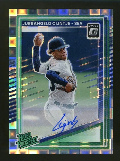 2025 Donruss Optic Pandora Prizm Holo #132 JURRANGELO CIJNTJE Auto RC #20/25