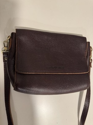 Portland Leather Goods Beautiful Brown Leather Crossbody Bag