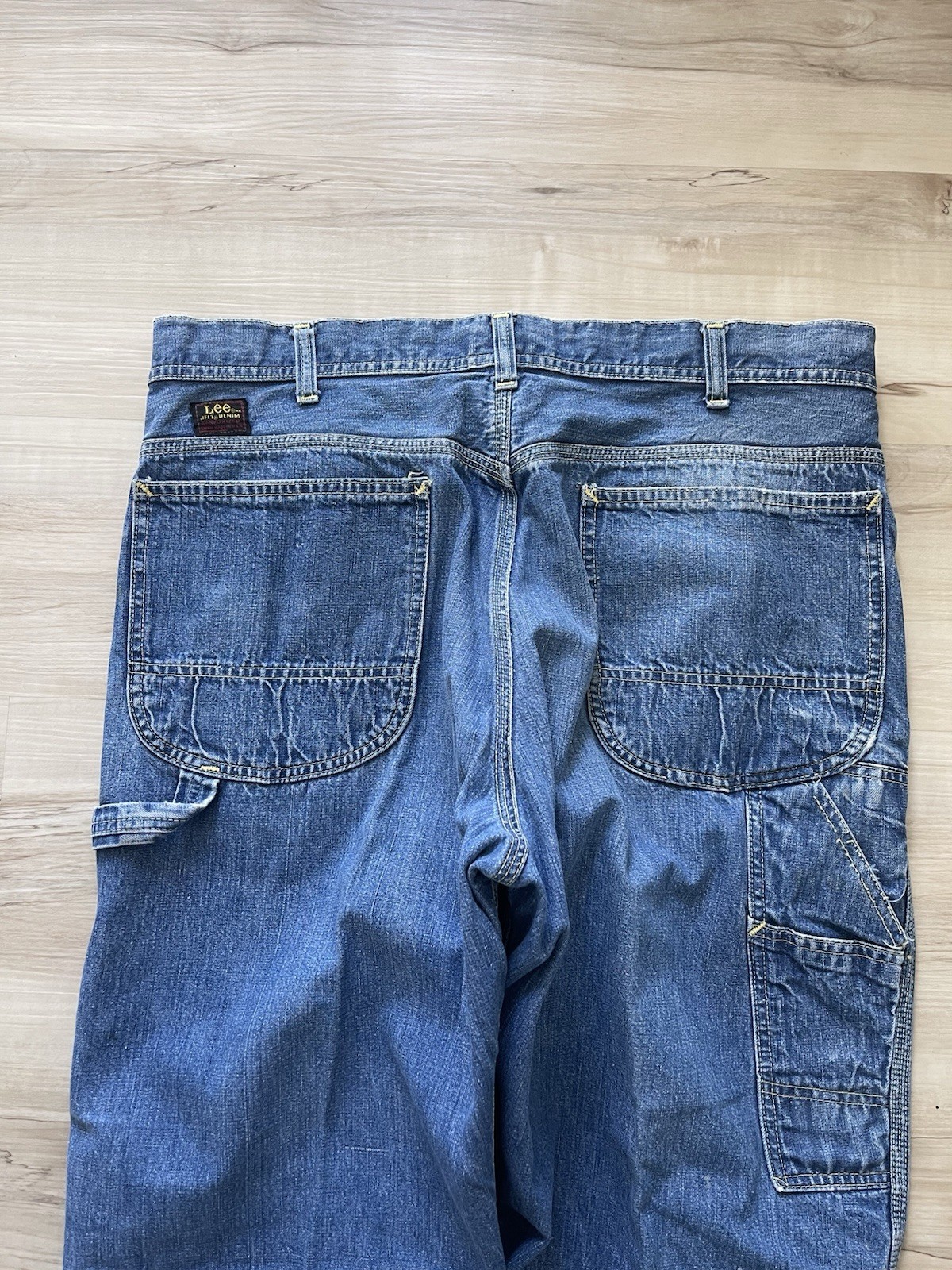 Vintage Lee 60s-70s 191Z Jelt Denim Carpenters SA… - image 3