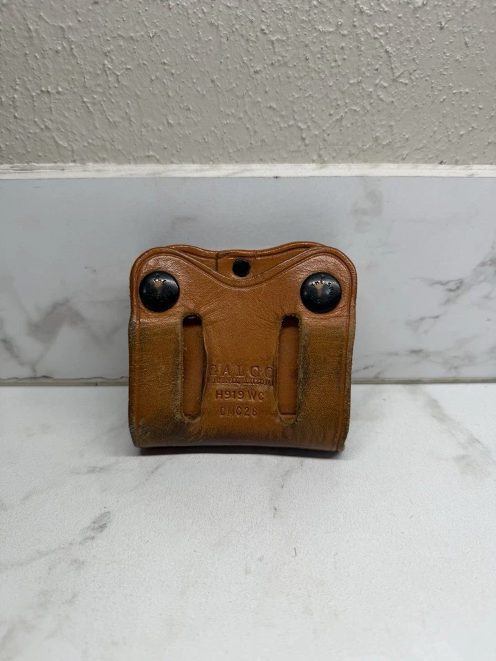 Galco DMC26 Double Mag Pouch, 1911, marrón, usado en excelente estado Foto 3 de 4