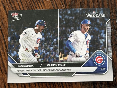 2025 Topps Now 799 Seiya Suzuki / Carson Kelly