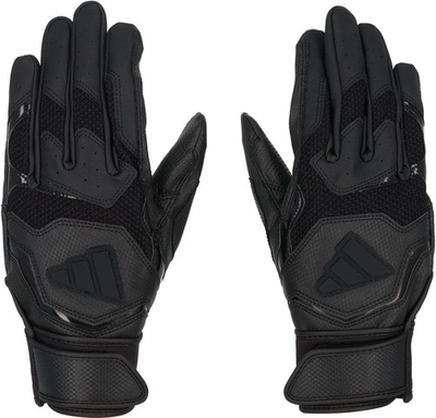 #ad Adidas Baseball Batting Gloves 51 Basic Black 1900 Size L Lbg404 $47.07