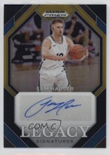 2024-25 Prizm Draft Picks Legacy Signatures Black Gold 3/5 Sam Hauser Auto 1a39