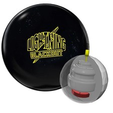New Storm bowling ball Lightning Blackout 15 lbs w free black shammy w free ship