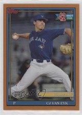 2021 Topps Pro Debut Chrome Orange Refractor 21/25 CJ Van Eyk #PDC-187 0h7f