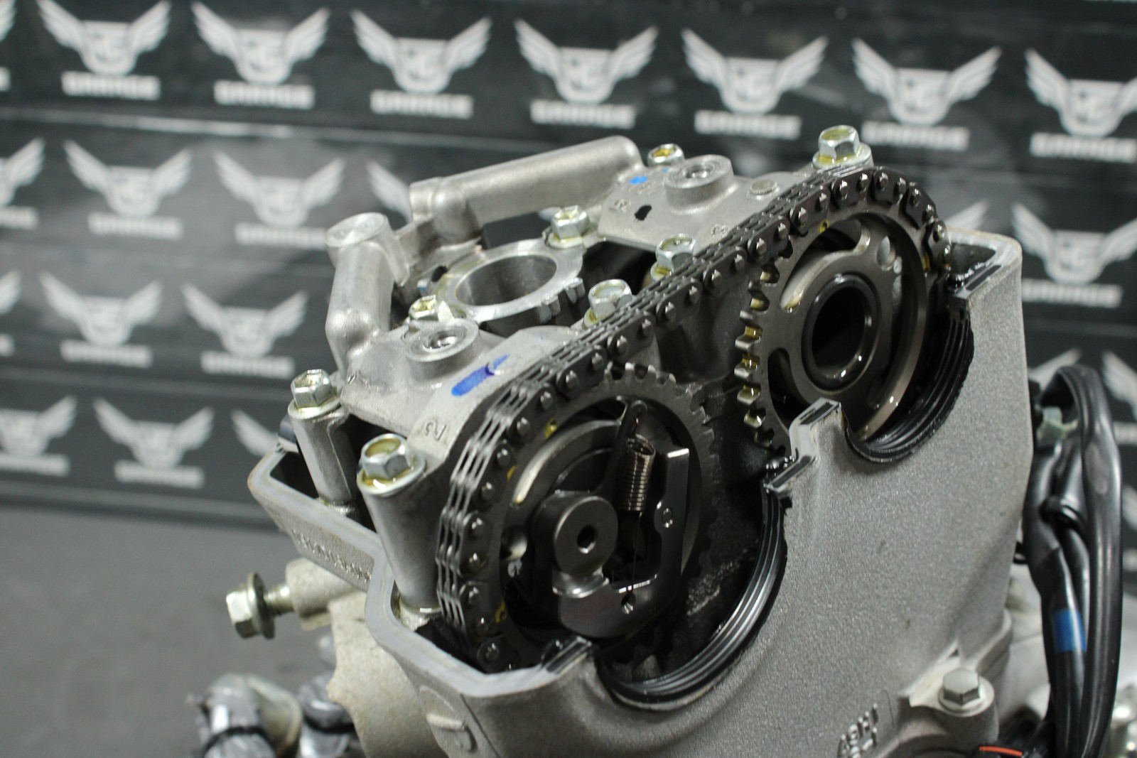 2018 SUZUKI RMZ250 COMPLETE OEM ENGINE MOTOR CRANKCASES TOP BOTTOM END NICE!