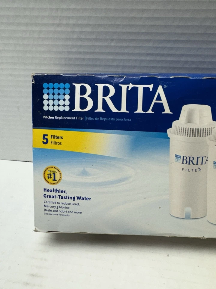 Brita Pitcher Replacement Filters 5 Pack New In Box - Image 3 of 4