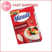 Minute White Rice, Instant White Rice for Quick Dinner Meals, 14-Ounce Box