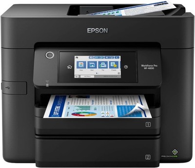Epson Workforce Pro WF-4833 All-in-One Color Inkjet Printer 2-Sided Printing