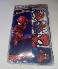 MARVEL SPIDER-MAN 5 Pairs Boy's Cotton Briefs Underwear size 6