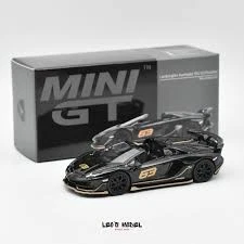 MINIGT LAMBORGHINI AVENTADOR SVJ 63 ROADSTER - NERO ALDEBARAN - 803 SCALA 1:64 - Immagine 4 di 4