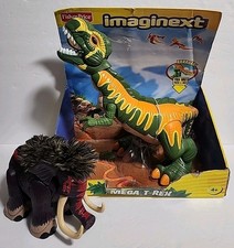 Dinosaurio Fisher-Price Imaginext Mega T-Rex 2006 nuevo en caja raro regalo gratis mamut lanudo