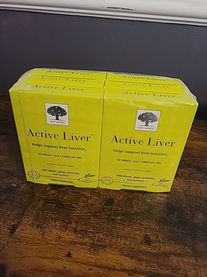  NORDIC NEW Active Liver 6 Boxes of 30 Tablets Free Shipping Exp 03-2029 SEALED