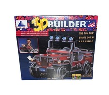 VTG 1996 Play Hut 3D Builder 4x4 Vehicle Puzzle 128 Pieces Made in USA SEALED