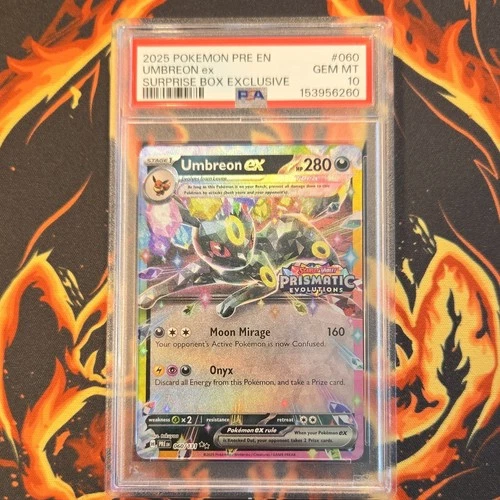 Umbreon ex 060/131 Prismatic Evolutions Stamp Holo Promo PSA 10 Exclusive