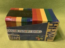 50 Pack "COLOR" 3.5 " DOUBLE SIDE/HIGH DENSITY Floppy Disks. IBM Format 1.44 NEW