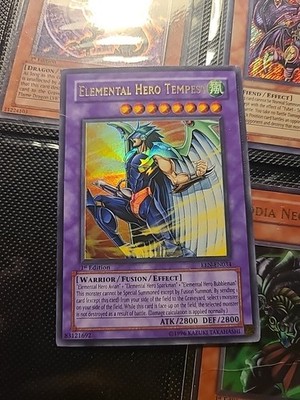 Yugioh! Elemental Hero Tempest EEN-EN034 Elemental Energy 1st Edition