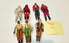 7 Vintage 1980's GI-Joe 3.75” action figures in various condition