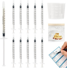 50 Sets 1Ml Colostrum Syringes with Caps, Colostrum Collector Kit Include 50Pcs