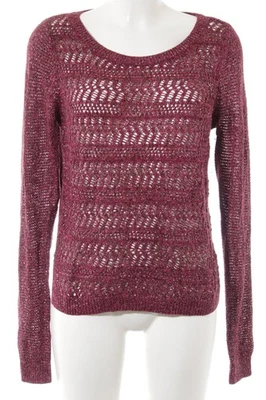 ABERCROMBIE & FITCH Pull ras du cou Dames Pull T EU 40 magenta-violet-argenté - Photo 1/4