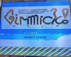NES Famicom Software Gimmick Instruction Manual Postcard Complete Item JPN Vinta