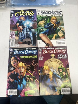 Black Canary 1-4 (DC 2007) Full Set Unread 