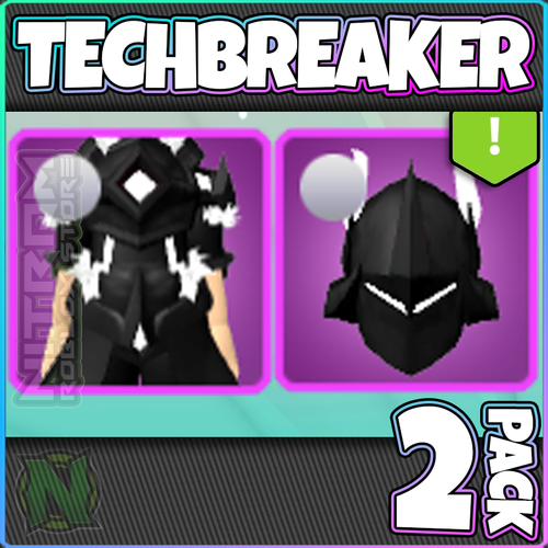 Roblox World Zero - TECHBREAKER - WHITE (E6) - 2 PACK