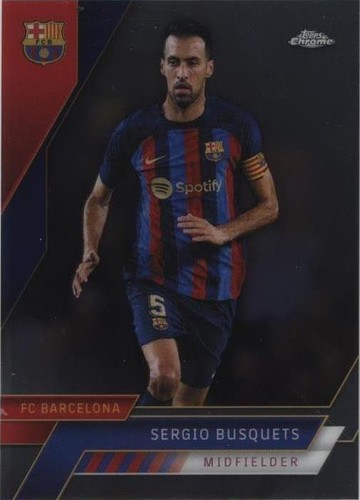 Sergio Busquets 100 Club XI Foil 435 Match Attax 2018-2019 FC