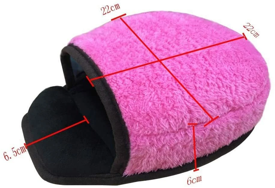 USB Heated Mouse Pad Hand Warmer Wristguard Built-in Heated Pad Pink JAPAN NEW - Image 4 of 4