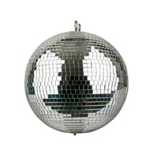 Sfera a specchio mirror ball 50cm di diametro con occhiello di Sicurezza