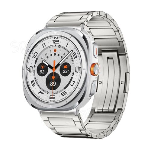 New Luxury Titanium Watch NO Gaps Strap For Samsung Galaxy Watch Ultra 47mm Band - Picture 4 of 19