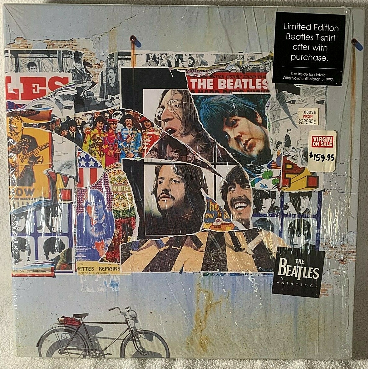 8xVHS Beatles Anthology Box SET TOVW32618 APPLE 未開封 /03200 The Beatles Anthology, Box Set, 8 VHS Tapes, 1996 Apple