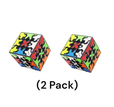 3×3 (2 Stck.) Zahnradwürfel dreidimensionale Zahnradstruktur Brainteaser Puzzle 