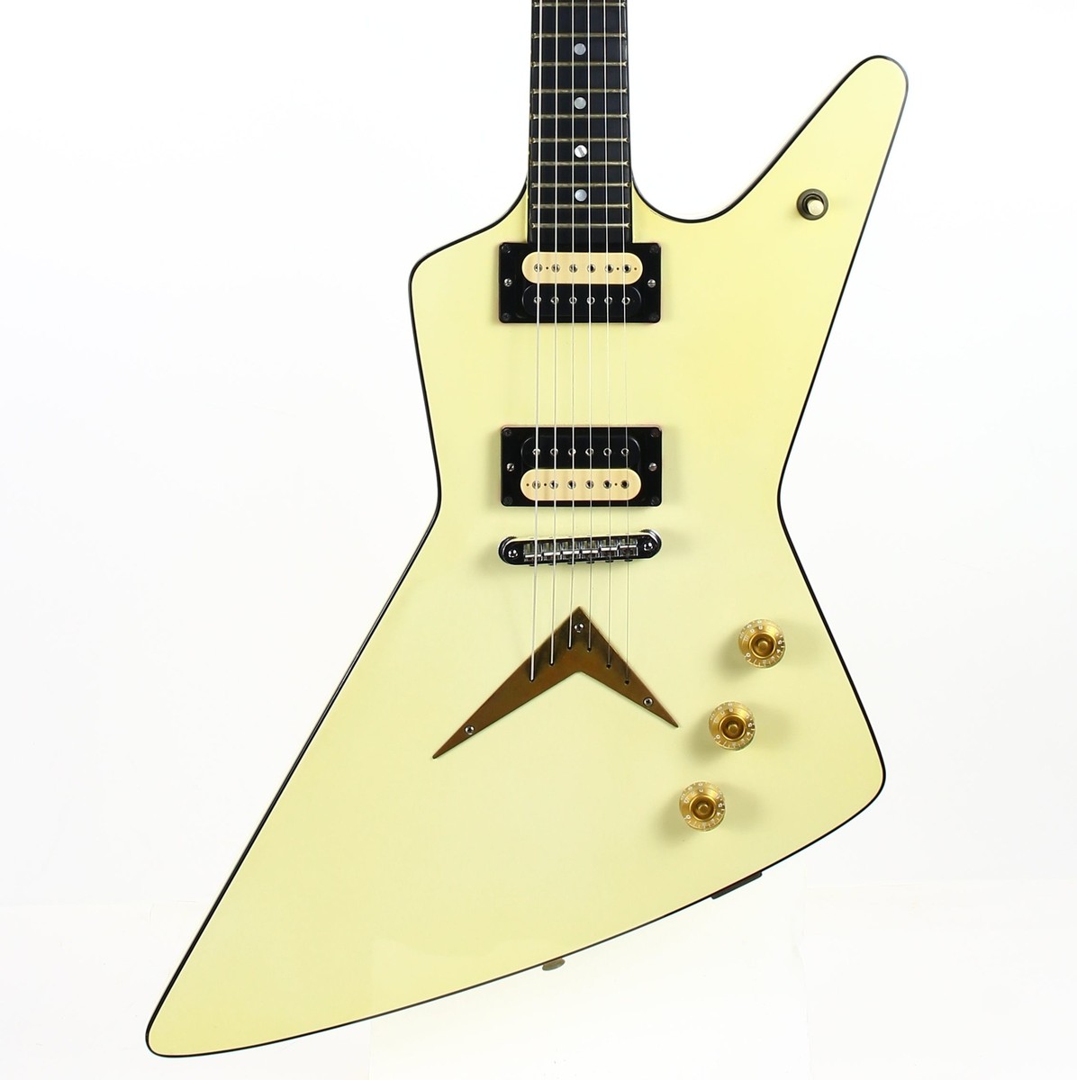 1980 Dean Z USA White Black Binding Standard Bound Explorer 1980 Dean Z USA White Black Binding Standard Bound Explorer