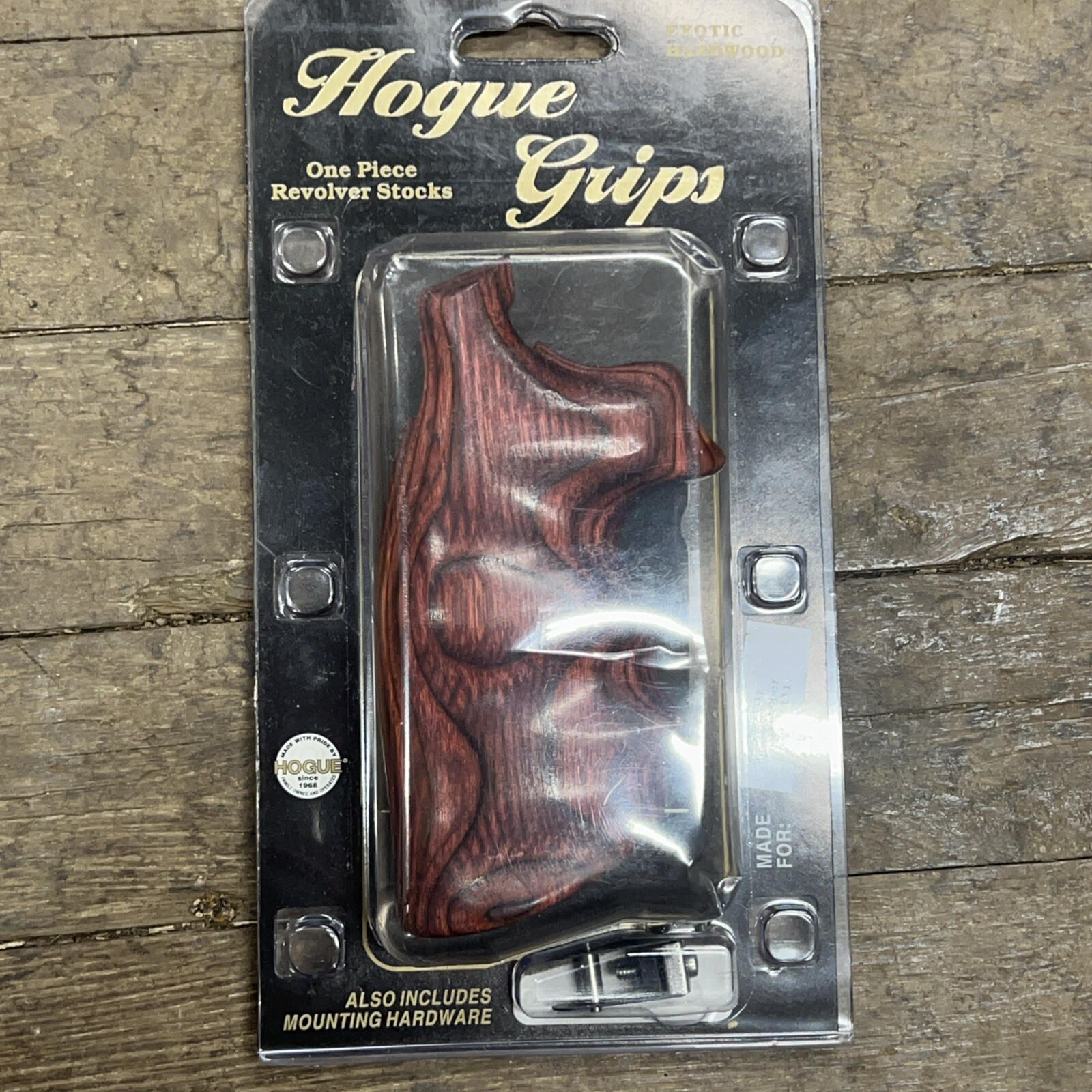 Hogue Exotic Hardwood Rosewood One Piece Grip Colt Troop MK III 42500