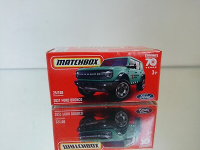 Matchbox 2021 Ford Bronco 70 Jahre in Box