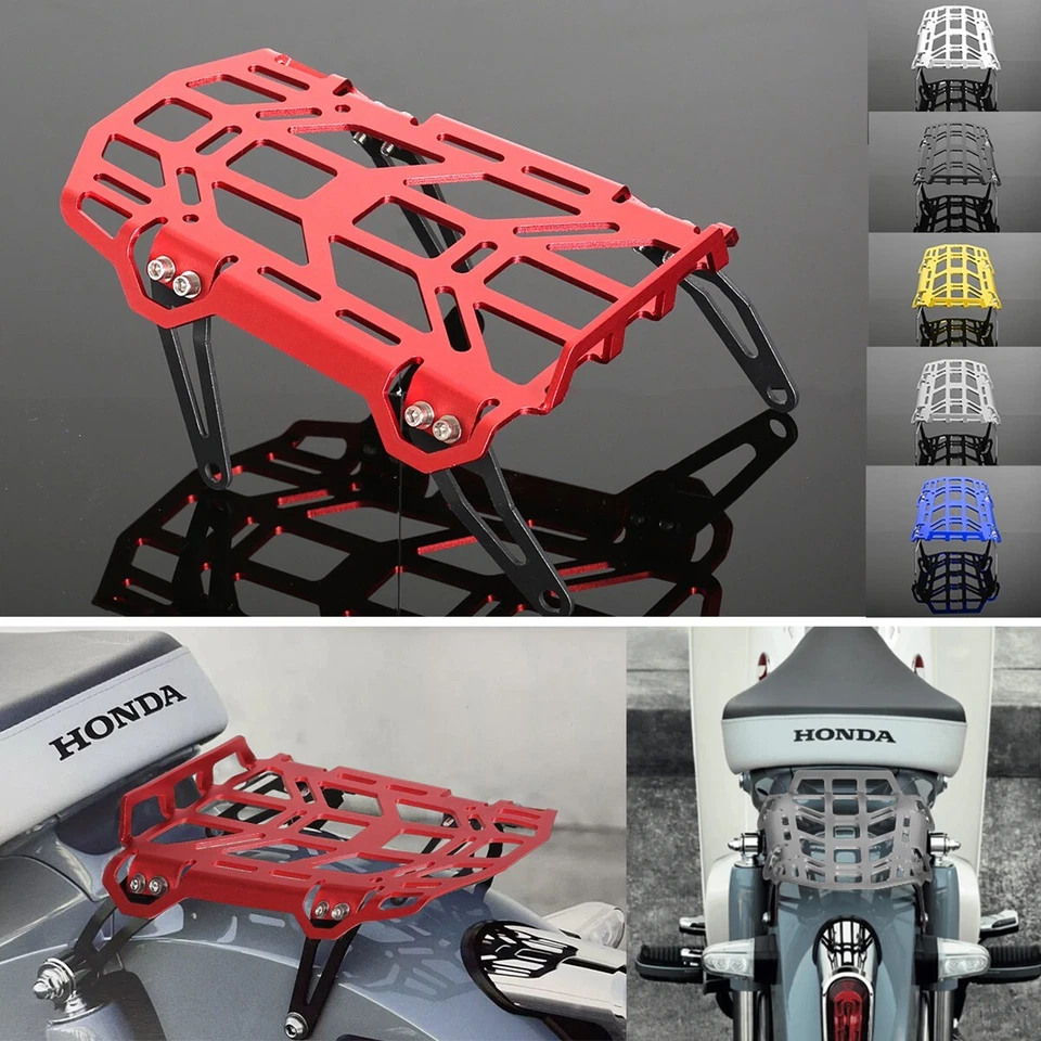 Portaequipajes trasero superior múltiple almacenamiento carga para Honda Super Cub 125 2018-2024 Foto 4 de 4