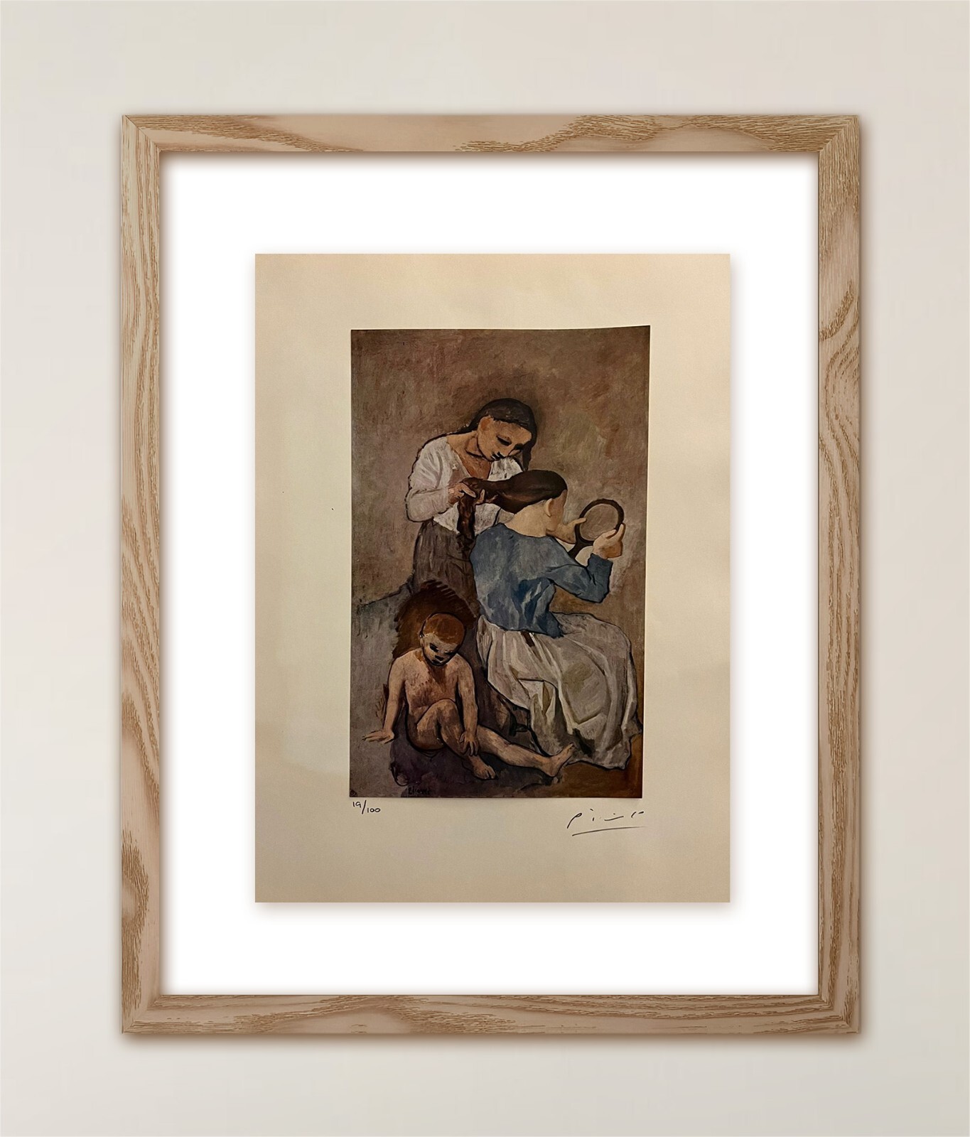 Pablo Picasso, Original Signed Print with COA and $3,500 Appraisal.