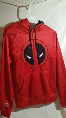 red deadpool hoodie