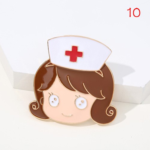 Stethoscope Shape Doctor Nurse Medical Pin Brooch Enamel Badge Lapel Jewelry New - Picture 11 of 40