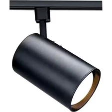SATCO 1-Light Black Incandescent Track Lighting Head